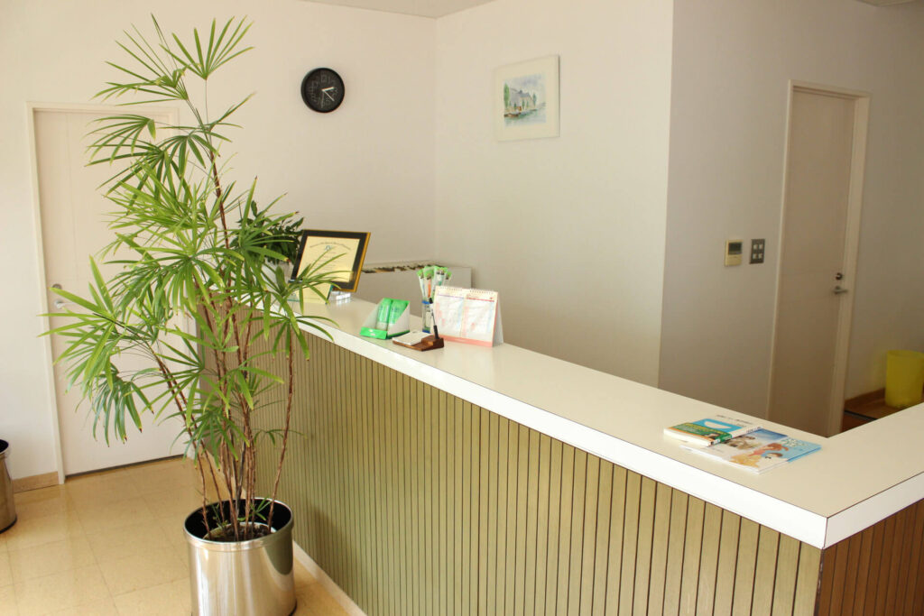 みせ矯正歯科の受付